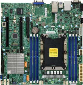 Материнская плата для сервера SuperMicro C621 S3647 MATX MBD-X11SPM-F-B