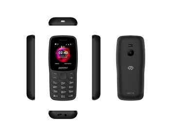 Сотовый телефон Digma Мобильный телефон C170 Linx 32Mb черный моноблок 2Sim 1.77" 128x160 0.08Mpix GSM900/1800 MP3 FM microSD max16Gb