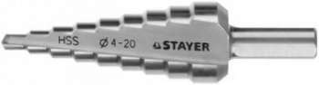 Набор бит и сверел  STAYER Сверло 29660-4-20-9 по металлу  для дрелей/перфораторов