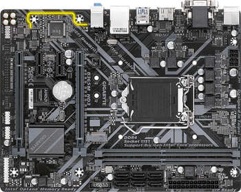 Материнская плата Gigabyte B365M HD3 Soc-1151v2 Intel B365 2xDDR4 mATX AC`97 8ch GbLAN+VGA+DVI+HDMI