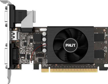 Видеокарта Palit PCI-E PA-GT710-1GD5 nVidia GeForce GT 710 1024Mb 64bit GDDR5 954/2500 DVIx1/HDMIx1/CRTx1/HDCP Ret low profile