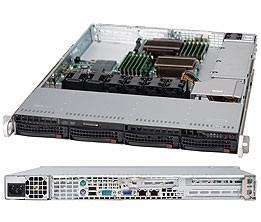 Корпус для сервера SuperMicro 1U 600W BLACK CSE-815TQ-600WB