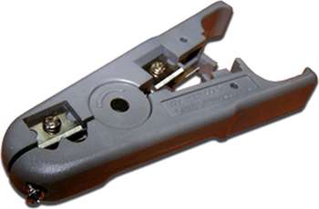 Шкаф, стойка LANMASTER Инструмент TWT-STR-UTP для зачистки кабеля UTP  серый
