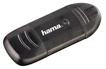 Аксессуар для ноутбука Hama Устройство чтения карт памяти USB2.0 H-114731 черный