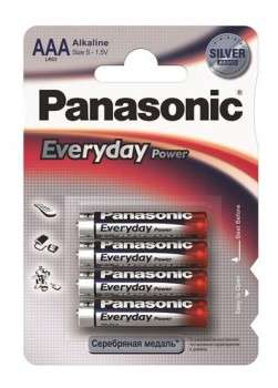 Аксессуар для бытовой техники Panasonic Everyday Power Silver LR03 AАА (4шт)