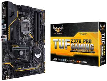 Материнская плата Asus TUF Z370-PRO GAMING Soc-1151 Intel Z370 4xDDR4 ATX AC`97 8ch(7.1) GbLAN RAID+DVI+HDMI