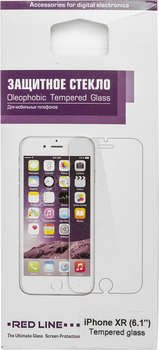 Аксессуар для смартфона REDLINE Защитное стекло для экрана  для Apple iPhone XR 1шт.