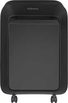 Шредер FELLOWES PowerShred LX211 черный  перекрестный 15лист. 23лтр. скрепки скобы пл.карты