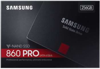 Накопитель SSD Samsung SSD SATA III 256Gb MZ-76P256BW 860 Pro 2.5"