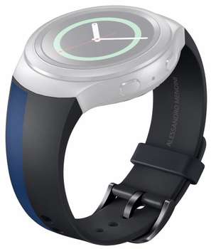 Умные часы, браслет Ремешок Samsung Galaxy Gear S3 ET-SRR72MLEGRU черный (ET-YSU76MBEGRU)
