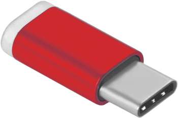 Кабель Greenconnect USB Type C на micro USB 2.0, M/F красный