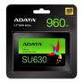 Накопитель SSD ADATA 960GB SSD SU630 QLC 2.5" SATAIII 3D NAND / without 2.5 to 3.5 brackets ASU630SS-960GQ-R