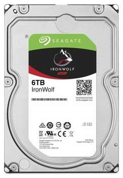 Жесткий диск HDD Seagate ST6000VN001 SATA3 6Tb IronWolf NAS 5400 256Mb