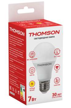 Лампа HIPER THOMSON LED A60 7W 630Lm E27 3000K TH-B2001 TH-B2001