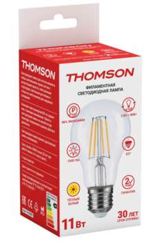 Лампа HIPER THOMSON LED FILAMENT A60 11W 1045Lm E27 2700K TH-B2063 TH-B2063