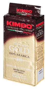 Кофе KIMBO молотый Aroma Gold 100% Arabica 250г.