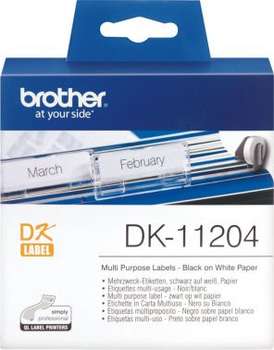 Матричный картридж Brother DK11204 для QL-570