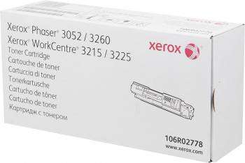 Картридж лазерный Xerox 106R02778 черный для Phaser 3052/3260 WC3215/3225