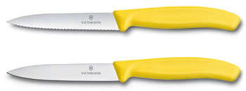 Нож кухонный VICTORINOX Swiss Classic компл.:2шт желтый блистер 6.7796.L8B