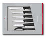 Нож кухонный VICTORINOX Набор ножей кухон. Swiss Classic Paring  компл.:6предм. черный подар.коробка
