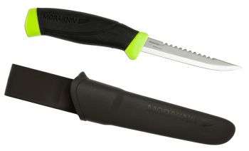Нож кухонный MORAKNIV Нож Fishing Comfort Scaler 098  стальной разделочный для рыбы лезв.98мм прямая заточка салатовый/черный