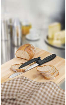 Нож кухонный VICTORINOX Swissclassic DUX-MESSER  стальной лезв.210мм черный