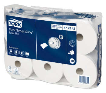 Бумага туалетная TORK SmartOne профессиональная Advanced 2-хслойная 207м белый