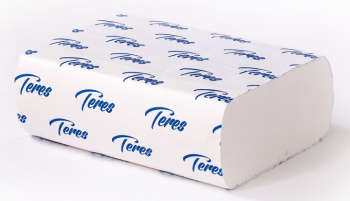 Полотенца бумажные ТЕРЕС Standart 1-нослойная 200лист. белый