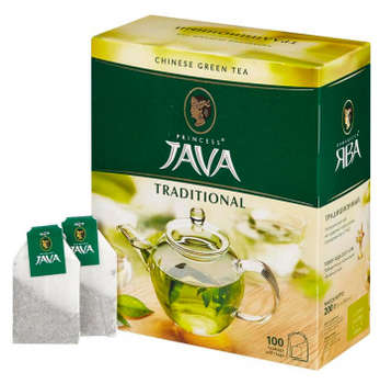 Чай ПРИНЦЕССА ЯВА Принцеса Ява Традиционный зеленый классический 100пак.