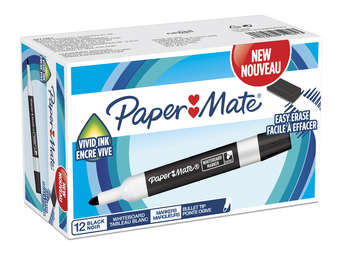 Маркер PAPER MATE Набор маркеров для досок 2071061 Sharpie черный картон