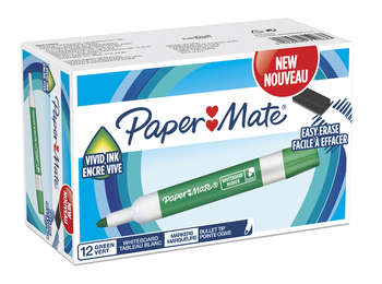 Маркер PAPER MATE Набор маркеров для досок 2071063 Sharpie пулевидный пиш. наконечник зеленый коробка