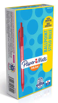 Ручка шариковая PAPER MATE Ручка шариков. InkJoy 100 RT  автоматическая сменный стержень треугол.