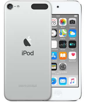 MP3-плеер Apple iPod Touch 7 32Gb серебристый/4" (MVHV2RU/A)