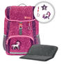 Школьный рюкзак STEP BY STEP Ранец детский Kid Unicorn розовый/фиолетовый 2 предмета