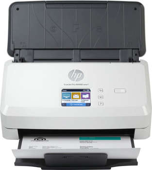 Сканер HP протяжный ScanJet Pro N4000 snw1  A4 белый/черный