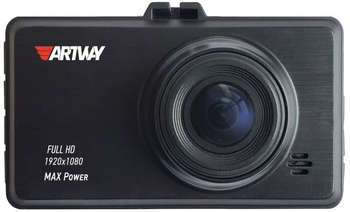 Автомобильный видеорегистратор Artway Видеорегистратор AV-400 Max Power черный 2Mpix 1080x1920 1080i 170гр.