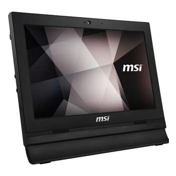 Моноблок MSI Pro 16T 10M-022XRU Touch 15.6"/4096Mb/256SSDGb/noDVD/Int:Intel HD/Cam/BT/WiFi/war 1y/5.6kg/black/DOS (9S6-A61811-022)