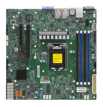 Материнская плата для сервера SuperMicro MBD-X11SCH-F-O Soc-1151 iC246 mATX 4xDDR4 8xSATA3 SATA RAID i210 2хGgbEth Ret