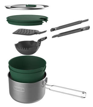Посуда из нержавеющей стали STANLEY Adventure 1 Pot Prep+Cook Set 1.5л. Серебристый 10-01715-017
