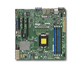 Материнская плата для сервера SuperMicro MBD-X11SSH-F-O Soc-1151 iC236 mATX 4xDDR4 8xSATA3 SATA RAID i210AT 2хGgbEth Ret