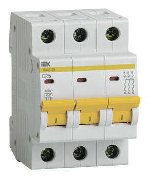 Автоматический выключатель IEK MVA20-3-025-C