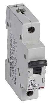 Автоматический выключатель Legrand RX3 419661 6A тип C 4.5kA C 1П 230В 1мод