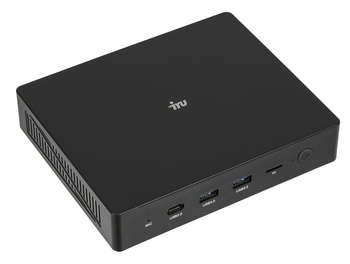 Компьютер, рабочая станция iRU P11AP Cel J3455 /4Gb/SSD64Gb/HDG500/Free DOS/GbitEth/WiFi/BT/черный 1408112