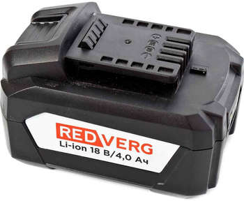 Аксессуар для электроинструмента REDVERG Батарея аккумуляторная 730021 18В 4Ач Li-Ion