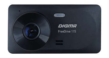 Автомобильный видеорегистратор Digma Видеорегистратор FreeDrive 115 черный 1Mpix 1080x1920 1080p 150гр. JL5601