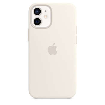 Аксессуар для Apple Apple iPhone 12 mini силиконовый чехол MagSafe, белый цвет MHKV3ZE/A