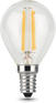 Лампа GAUSS светодиодная Filament 7Вт цок.:E14 шар 220B 4100K св.свеч.бел.нейт. P45