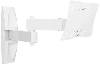 Кронштейн HOLDER для телевизора LCDS-5064 белый 10"-32" макс.30кг настенный поворотно-выдвижной и наклонный