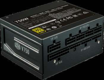 Блок питания Cooler Master V750 SFX Gold, 750W, SFX, 92mm, 24pin, 8xSATA, 4xPCI-E, APFC, 80+ Gold (MPY-7501-SFHAGV-EU)
