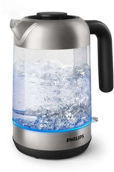 Philips Чайник электрический HD9339/80 1.7л. 2200Вт прозрачный корпус: стекло/пластик